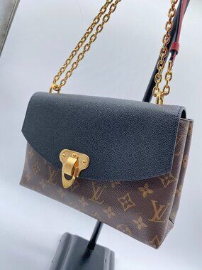 Louis Vuitton Saint Placide Monogram Noir Chain Bag ❤️ Ruby